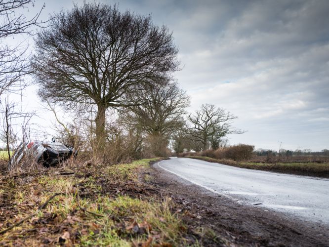 Car in Ditch