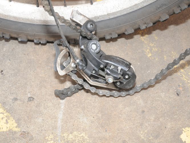 Pedal cycle damage